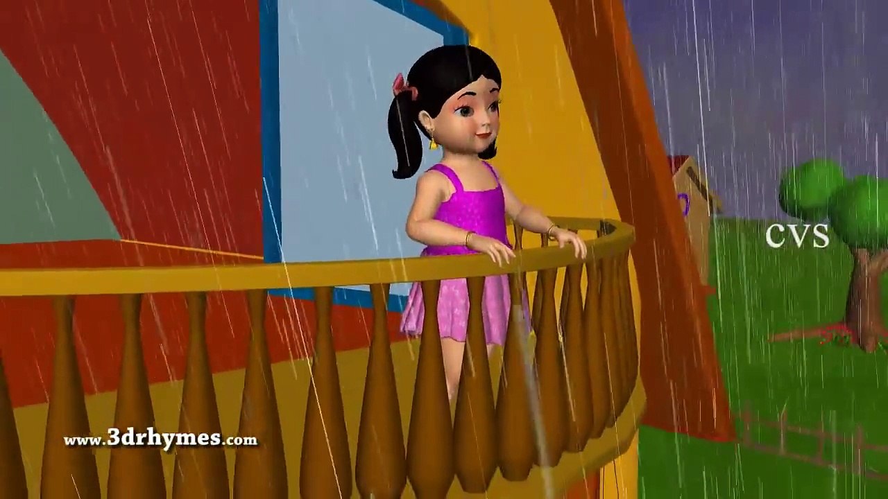 3D Animation I Hear Thunder Nursery Rhyme for Children with Lyrics