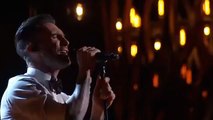 Oscars 2015-  Adam Levine with Maroon 5 performace