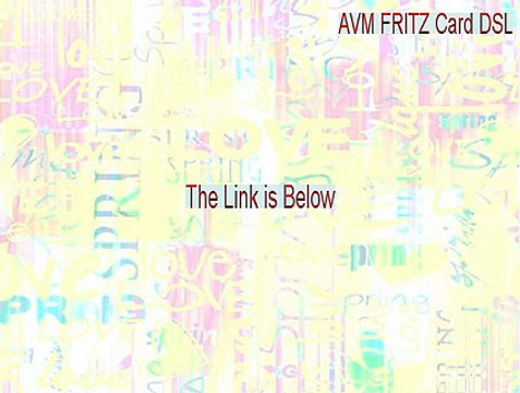 AVM FRITZ Card DSL (WinXP/2000) Keygen [avm fritz card dsl usb]