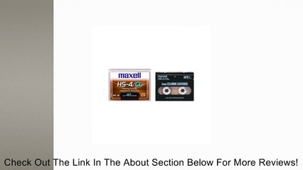 MAXELL 186990 4mm DDS-1234 Cleaning Cartridge 40 pass Review