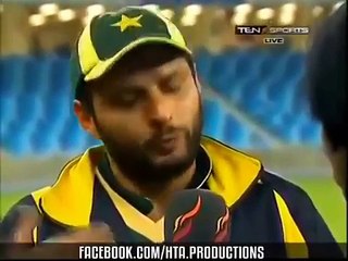 Shahid Afridi funny interview ramiz raja - YouTube