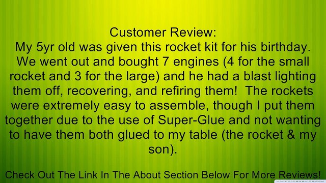 Estes 1475 Solar Scouts Flying Model Rocker Launch Set Review