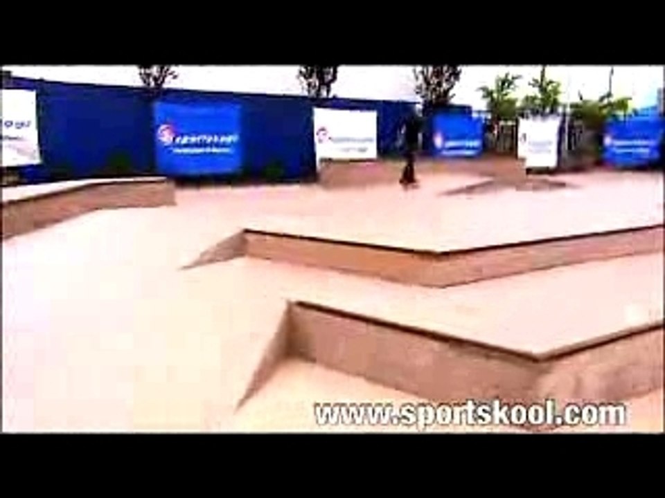 Skateboarding Down Ramps