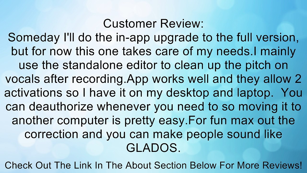 Celemony Melodyne assistant Software Review