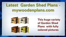 BEST Garden Shed Plans & Other Latest Woodworking Designs and Project Ideas