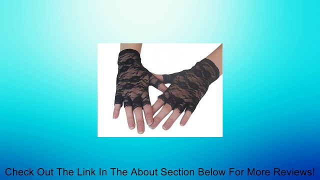 Black Lace Fingerless Gloves / Glovelets Review