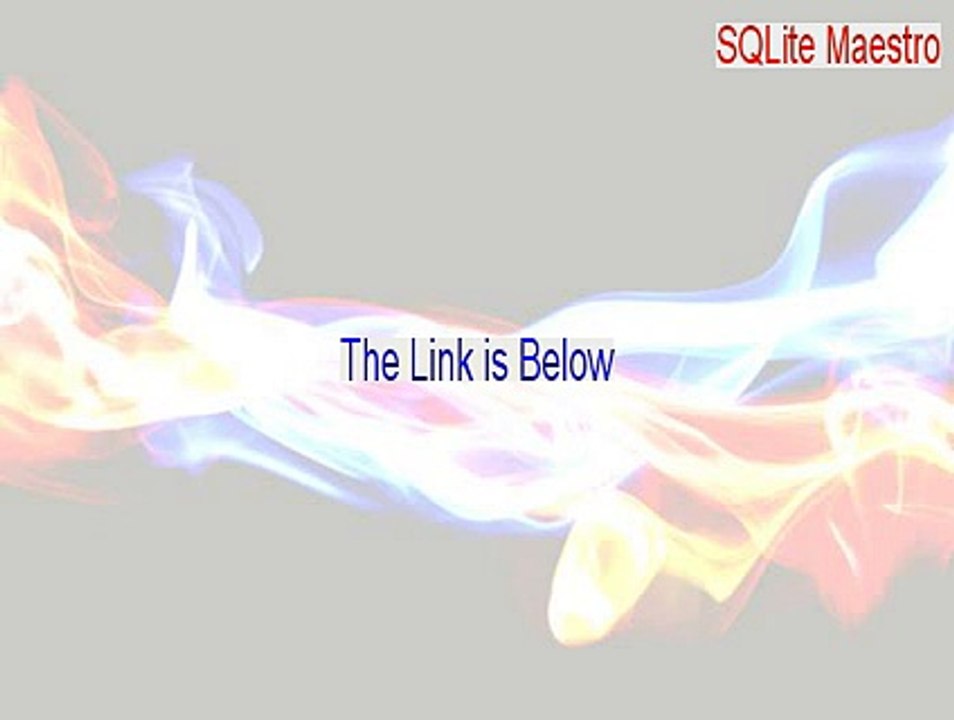 SQLite Maestro Keygen [Download Here]
