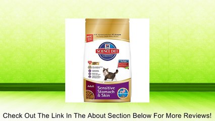 Hill's Science Diet Sensitive Stomach and Skin Dry Cat Food Review