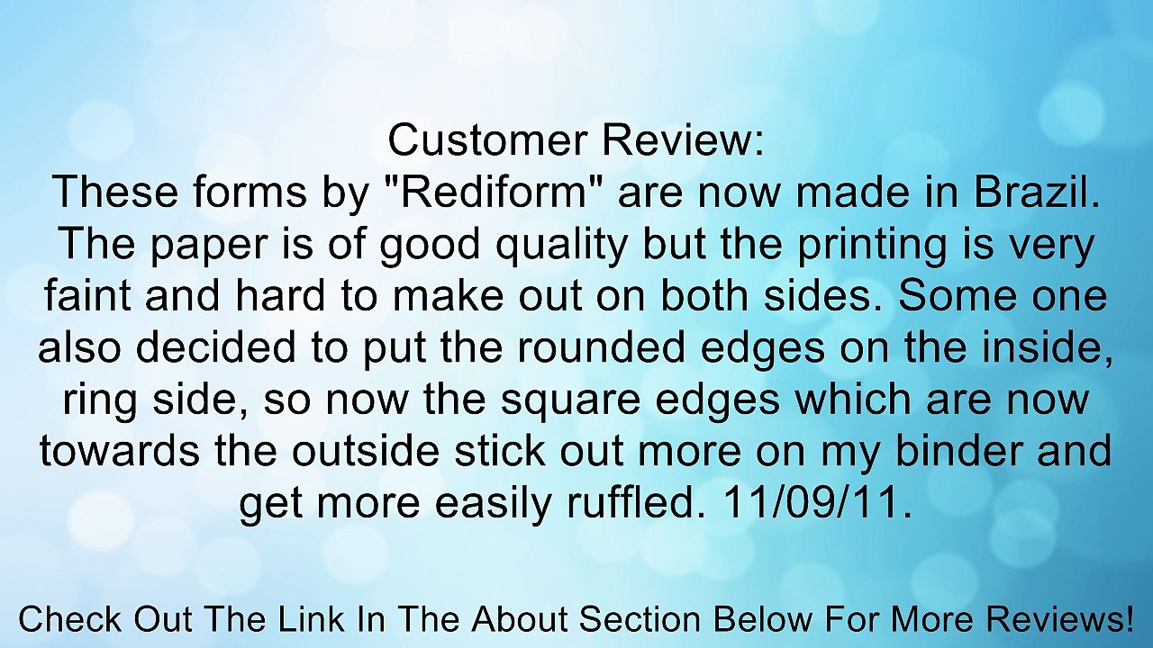Ledger Refill Sheets, Recycled, 5 quot;x8-1/2 quot;, 100/PK, Green Review