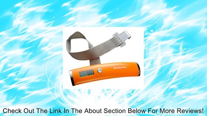 [Weigh baggage] MAQUINO luggage checker plus Orange 071 372 (japan import) Review