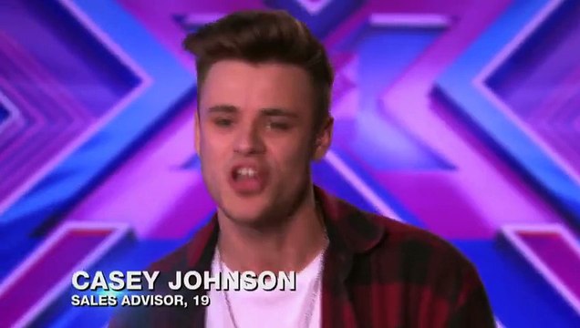 Casey Johnson sings Olly Murs' Please Don’t Let Me Go Room Auditions Week 2 - The X Factor UK 2014