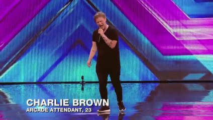 Charlie Brown sings Stevie Wonder's All I Do   Arena Auditions Wk 1   The X Factor UK 2014
