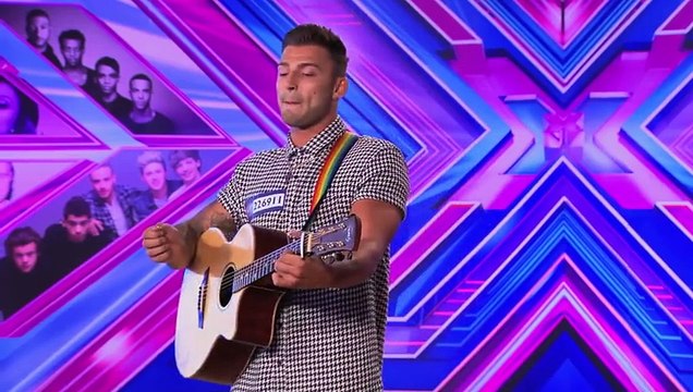 Jake Quickenden sings Say Something and All Of Me Room Auditions Week 2 The X Factor UK 2014