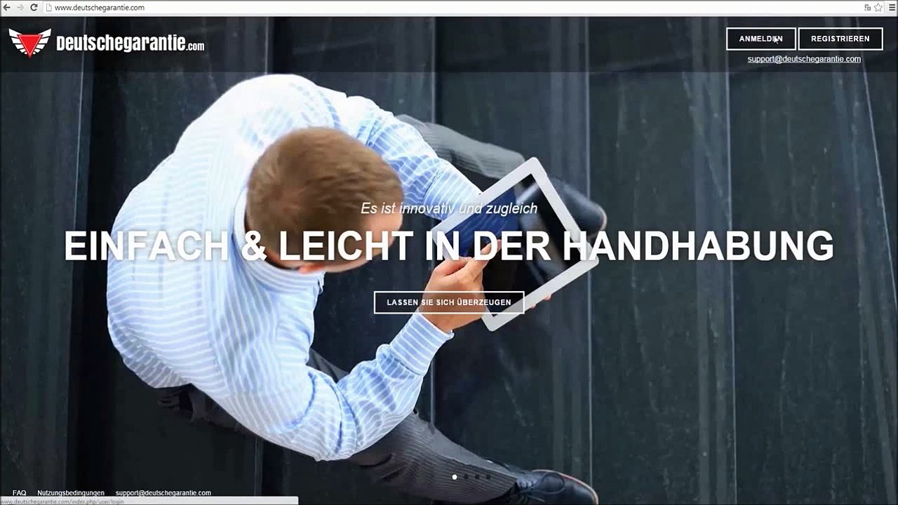 Online-arbeiten-mit-der-Deutsche-Garantie-Lars-Aeschlimanund