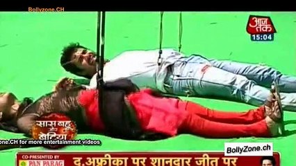 Hawa Mein Latke Abhi-Pragya!! - Kumkum Bhagya - 23rd Feb 2015