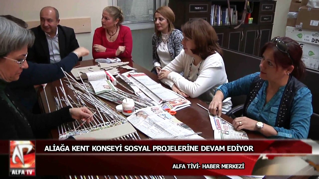 Aliağa kent konseyi sosyal projelerine devam ediyor