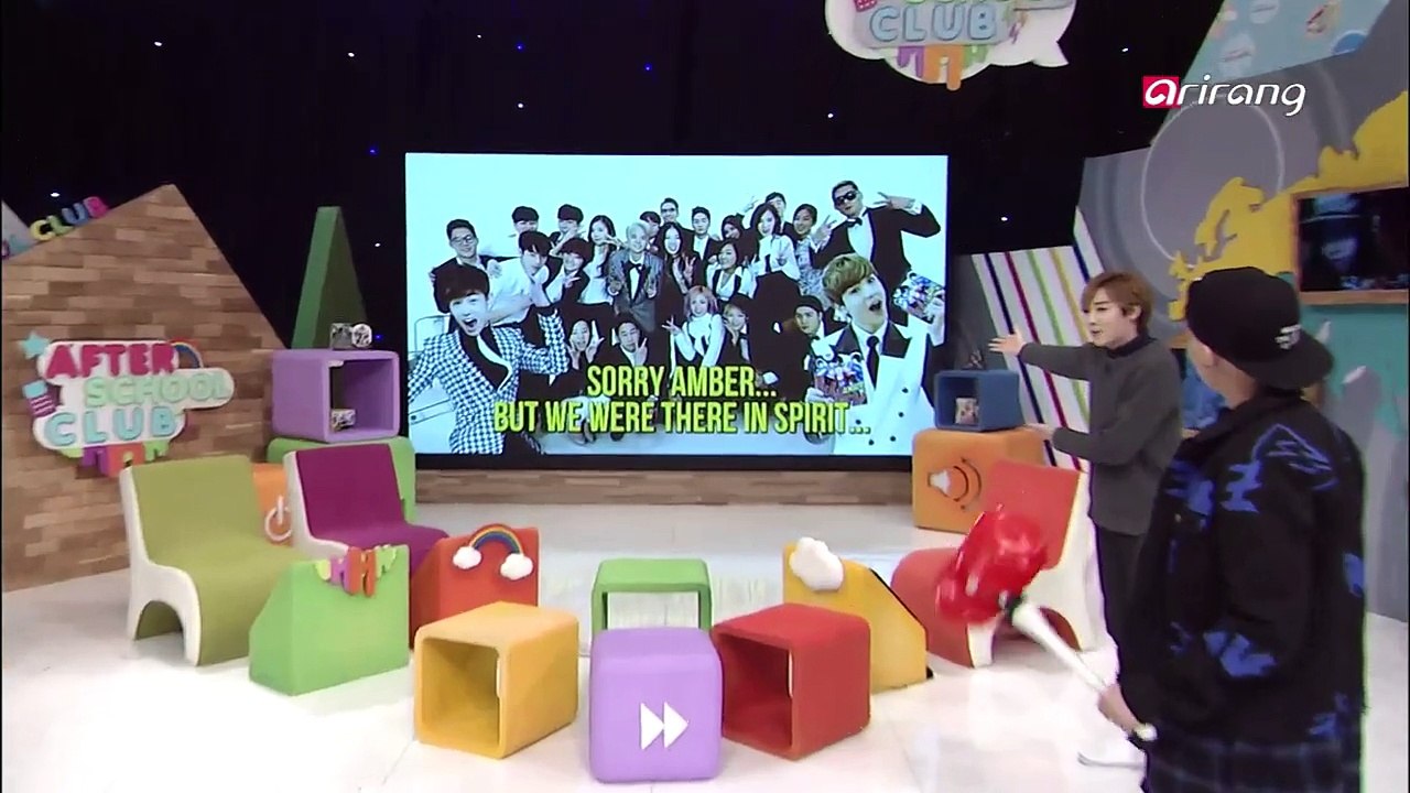 Amber visits ASC with her new solo album Beautiful 솔로 엘범 Beautiful을 들고 애프터스쿨클럽을 방문한 엠버