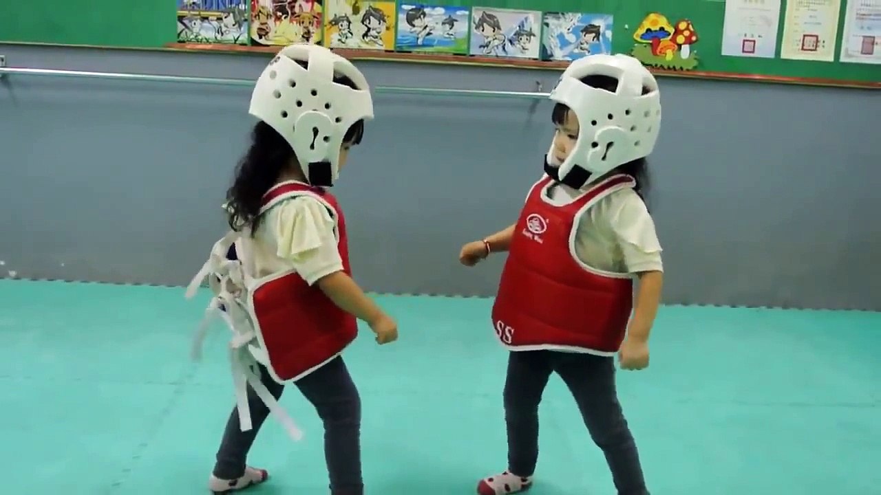 Toddlers Taekwondo Fight