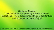 Bach Tuba Mouthpiece 18, Silver Plated Review