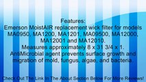 MAF-1 Emerson MoistAIR Humidifier Wick Filter Review