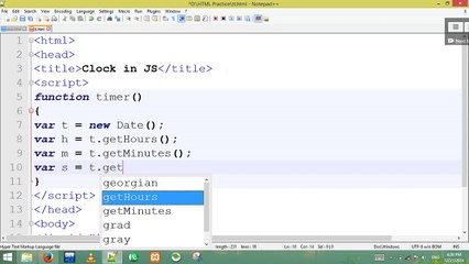 How to Make a Clock Time Display in JavaScript in an Easy Way a Short Code