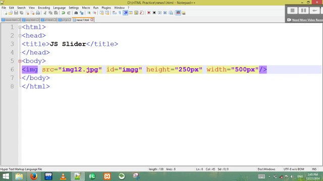 How to Make a Web Image Slider in JavaScript in an Easy Way and With Short Code. JavaScript Tutorial
