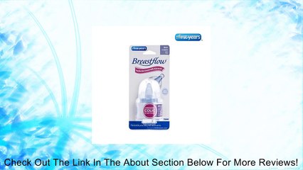 The First Years 2 Pack Breastflow Stage 1 Slow Flow Nipple Review