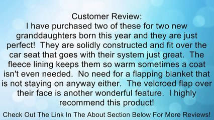 Baby's Cozy World Microfiber & Fleece Carrier Cover - Taupe Review