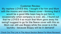 Boppy Newborn Lounger Fleece Slipcover, Moon & Stars Review
