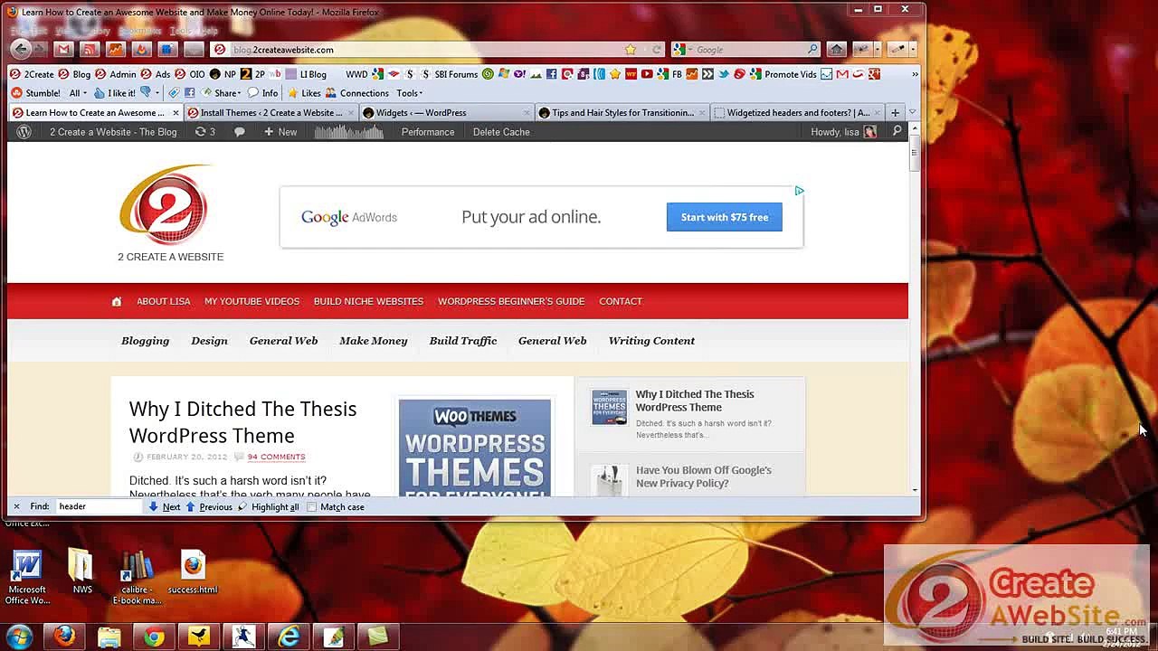 WordPress Custom Header Tutorial