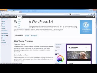 Wordpress Dashboard Tutorial