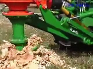 Ağaç Kökü Parçalayıcı Makine
