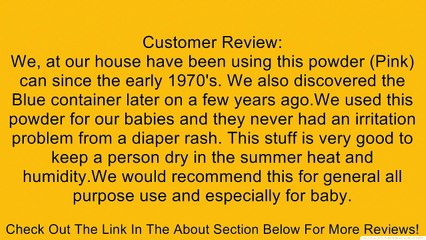 Caldesene Corn Starch Powder - 5 oz Review