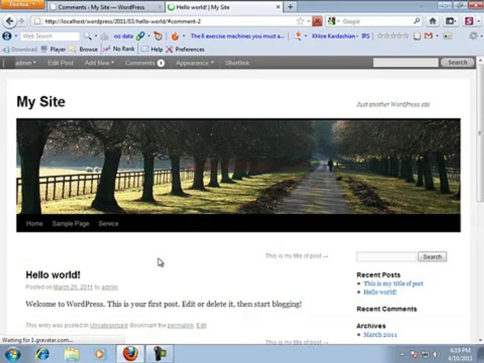 WordPress Tutorial 9