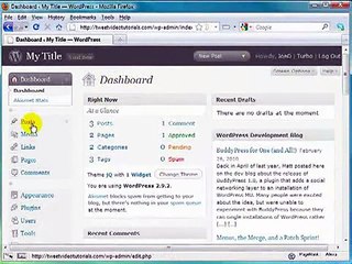 Wordpress Tutorial 31 - Create New Posts