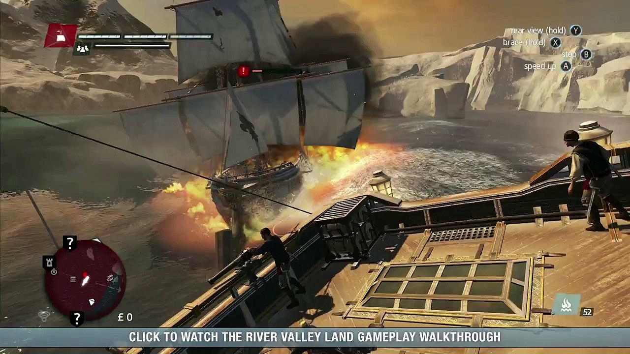 Assassin’s Creed Rogue Arctic Naval Gameplay Walkthrough