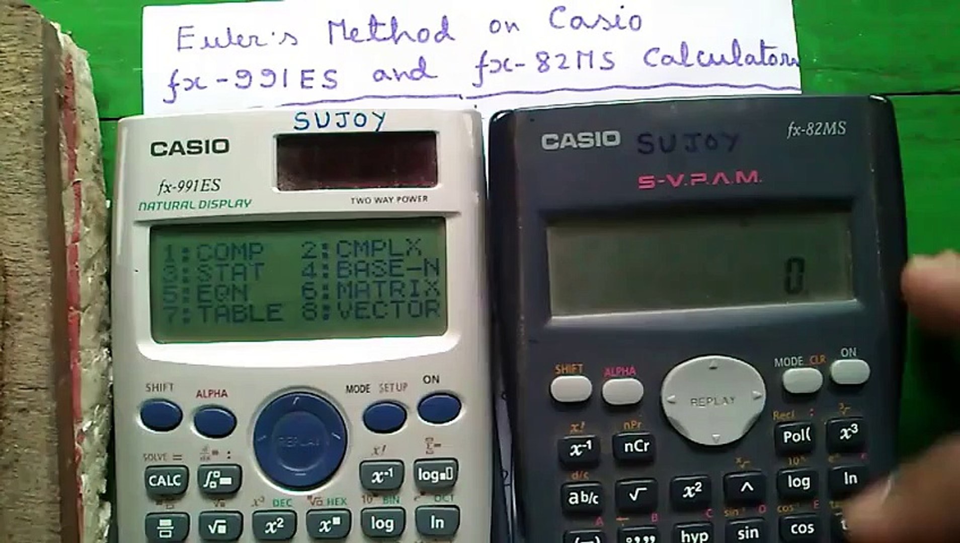 Euler Method Easily Explained On Casio fx-991ES and Casio fx-82MS  Scientific Calculators! - video Dailymotion