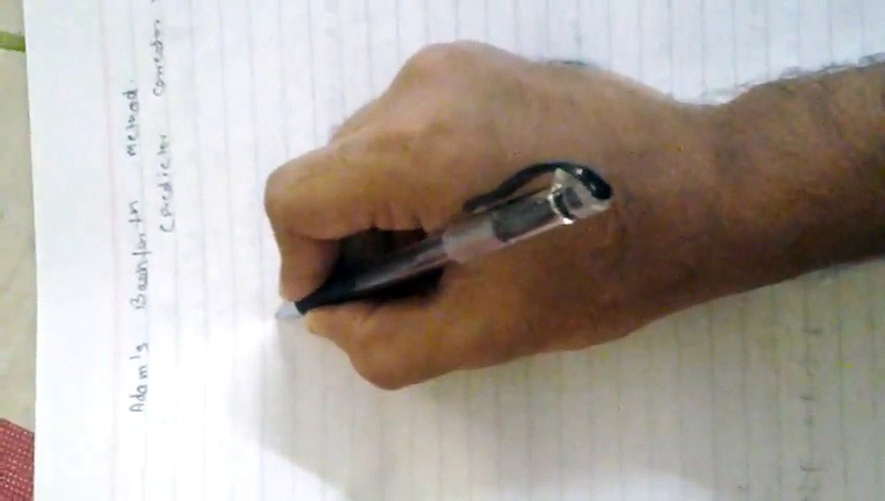 Adams bashforth method trick to remember part 1