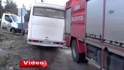 Buzlanan Yolda Faciadan Dönüldü: 11 Yaralı