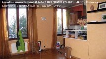 A louer - appartement - ST MAUR DES FOSSES (94100) - 2 pièces - 42m²