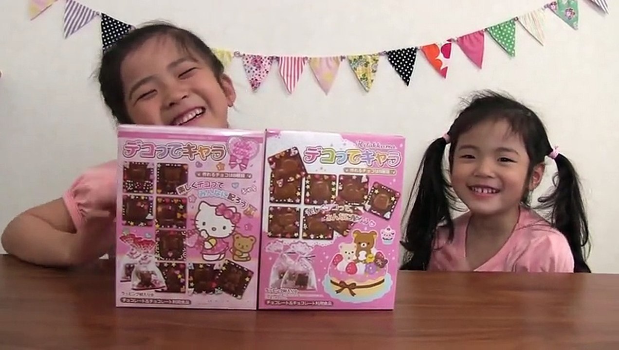 デコってキャラ　Rilakkuma♥Hello Kitty  Deco chocolate