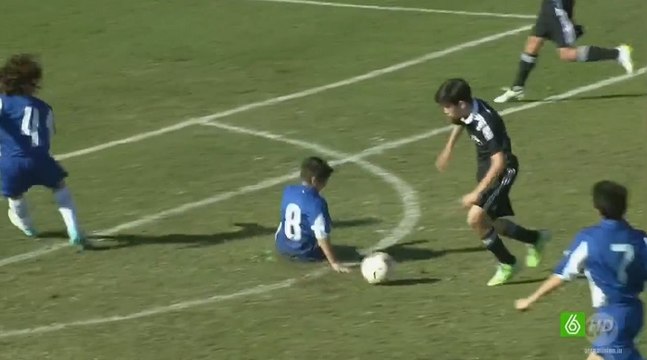 Le joli but de Théo Zidane, fils de Zinédine