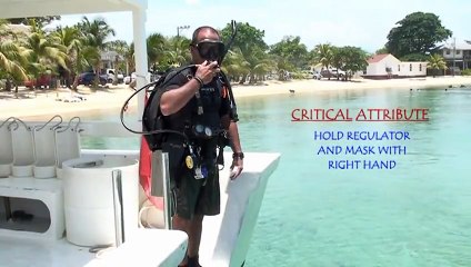 belajar diving menyelam 03 Deep Water Entry, Skill 3-0003