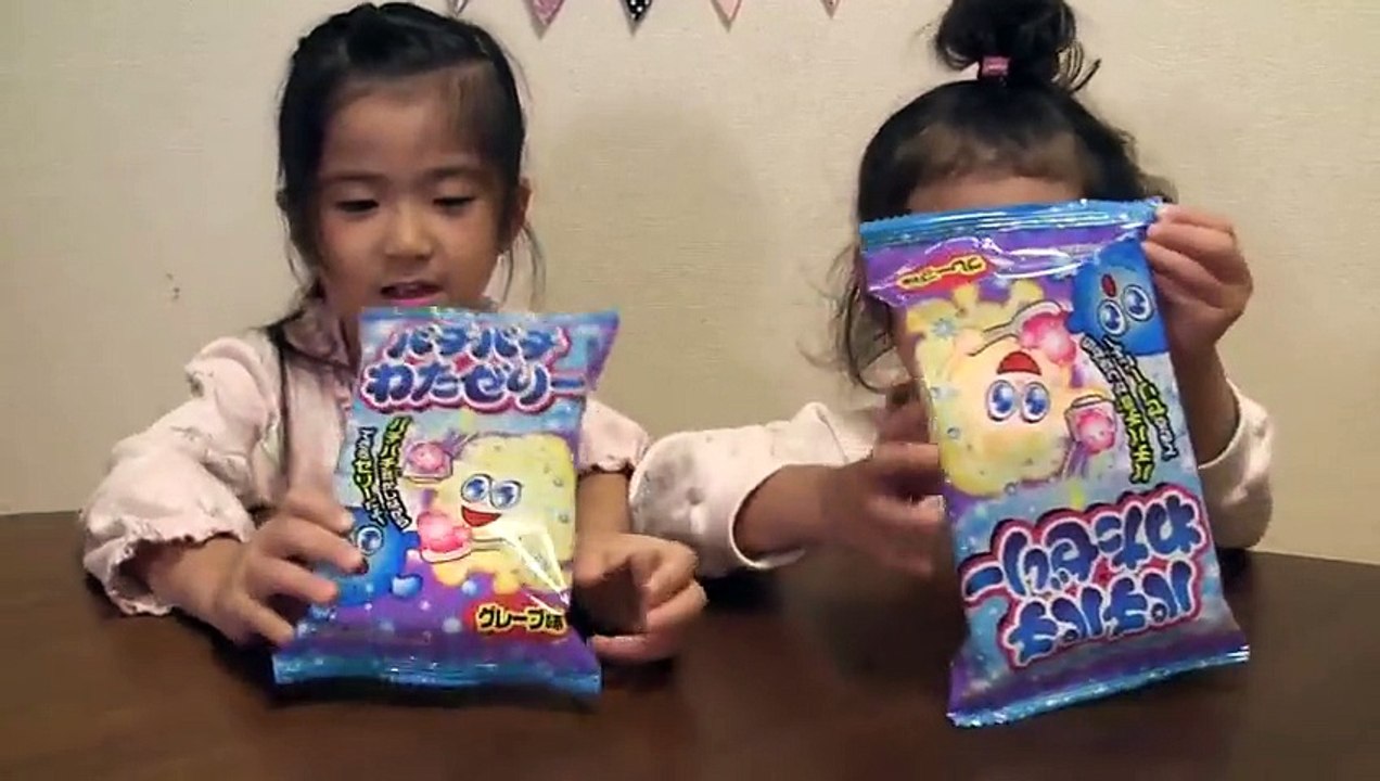 パチパチわたゼリー　cotton jelly candy