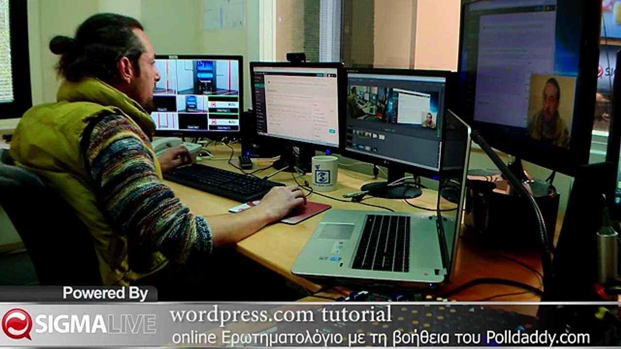 WORDPRESS.com Tutorial ΕΛΛΗΝΙΚΑ - polldaddy survey