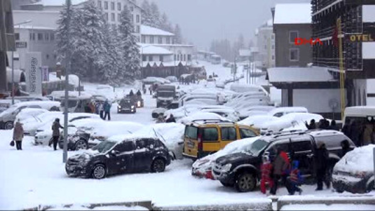 Uludağ'da Trafik Kargaşası