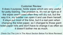 Flushable Wipes Container - Hook over Toilet Roll Holder Review