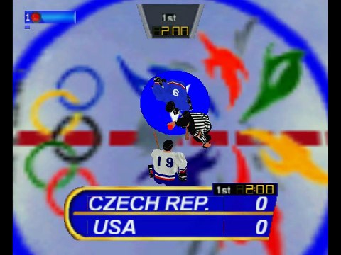 Olympic Hockey Nagano 98 : Usa Vs Republique Tcheque (N64)