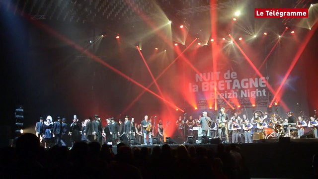 Nuit de la Bretagne. Le Fest Rock de Red Cardell et Bagad Kemper à la Brest Arena