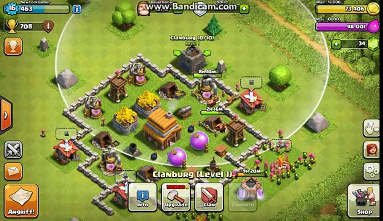 CoC Clash of Clans LP Nr.1 Farming New Account German
